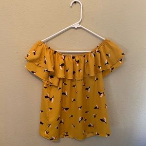 Off the shoulder blouse